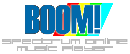 Boom! spectrum online music player